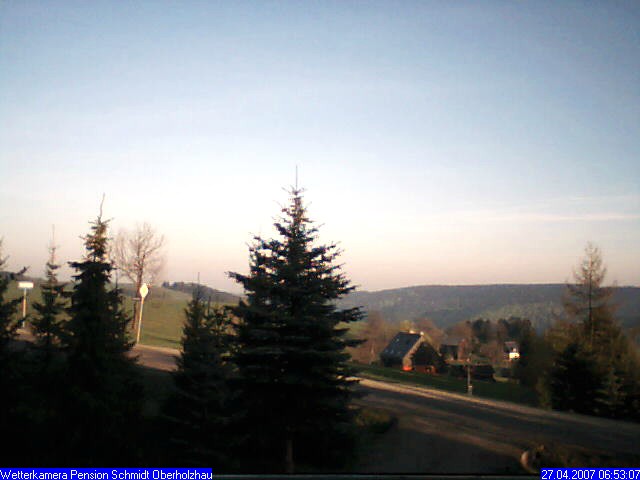 Webcam: Wetter Holzhau 27.04.2007 Webcam Holzhau am 27.04.2007 in Holzhau (Erzgebirge)