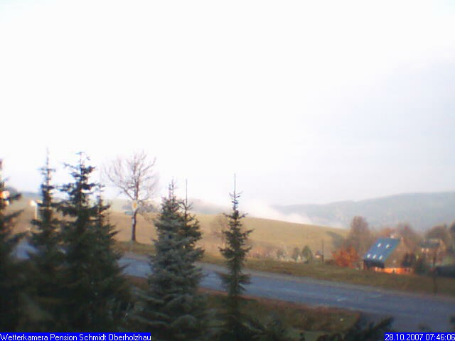 Webcam Holzhau am 28.10.2007 in Holzhau (Erzgebirge)