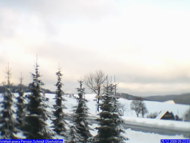 Webcam Holzhau am 25.12.2008 in Holzhau (Erzgebirge)