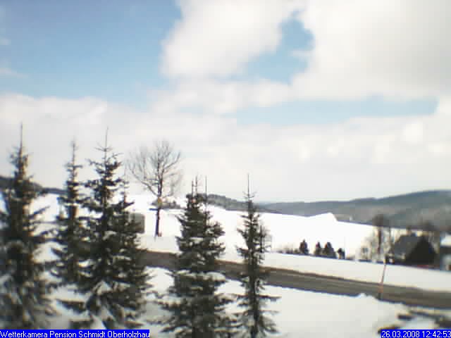 Webcam Holzhau am 26.03.2008 in Holzhau (Erzgebirge)