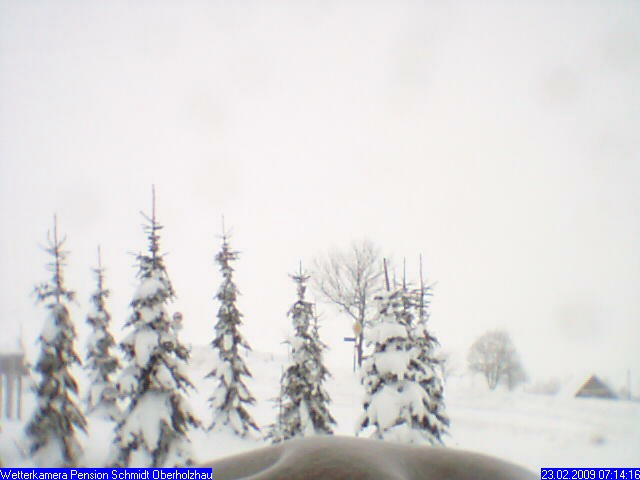 Webcam Holzhau am 23.02.2009 in Holzhau (Erzgebirge)