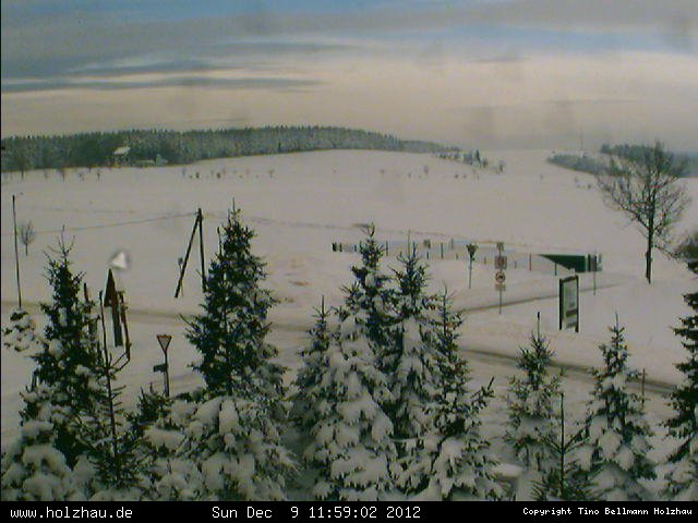 Webcam Holzhau am 09.12.2012 in Holzhau (Erzgebirge)