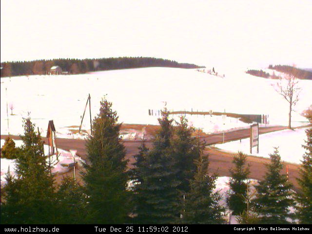 Webcam Holzhau am 25.12.2012 in Holzhau (Erzgebirge)