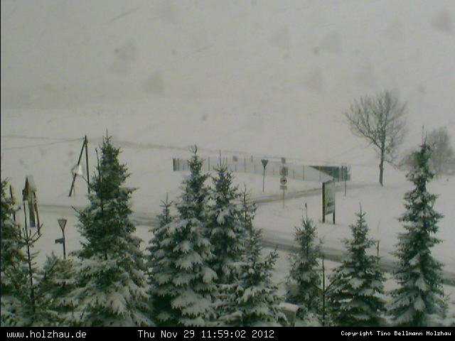 Webcam Holzhau am 29.11.2012 in Holzhau (Erzgebirge)