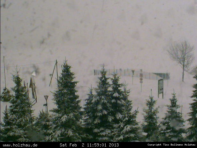 Webcam Holzhau am 02.02.2013 in Holzhau (Erzgebirge)