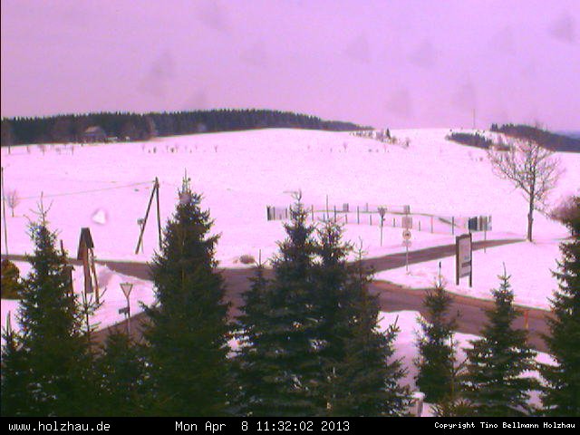 Webcam: Wetter Holzhau 08.04.2013 Webcam Holzhau am 08.04.2013 in Holzhau (Erzgebirge)