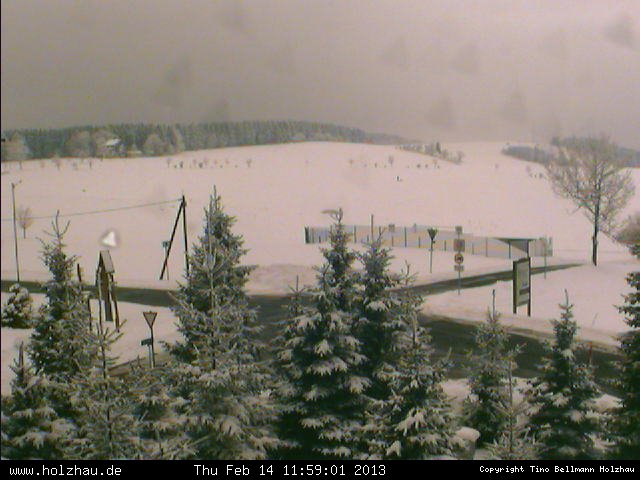 Webcam Holzhau am 14.02.2013 in Holzhau (Erzgebirge)