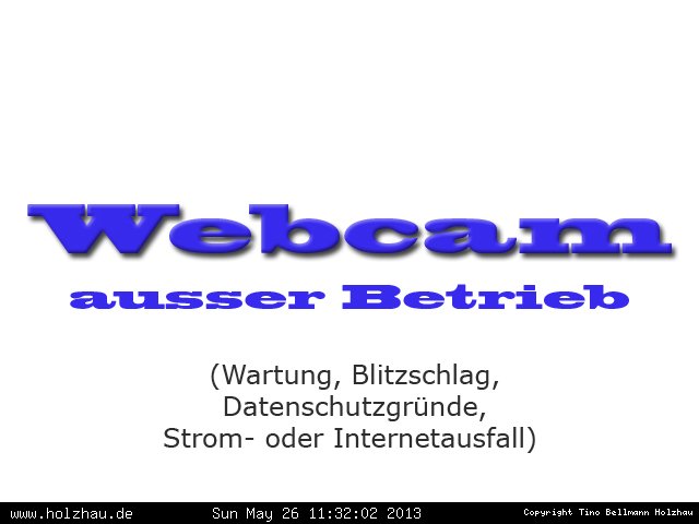 Webcam Holzhau am 26.05.2013 in Holzhau (Erzgebirge)