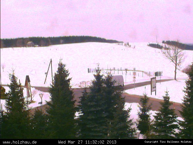 Webcam Holzhau am 27.03.2013 in Holzhau (Erzgebirge)