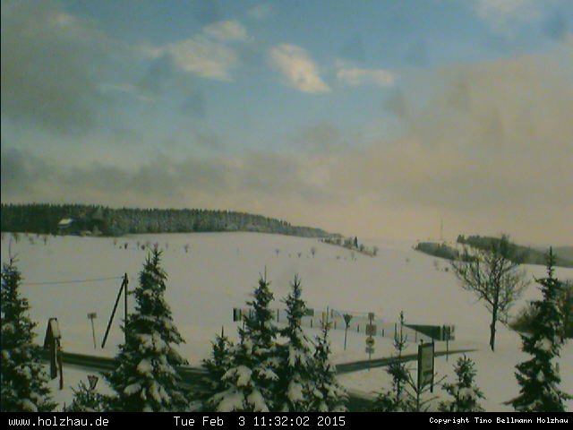 Webcam Holzhau am 03.02.2015 in Holzhau (Erzgebirge)