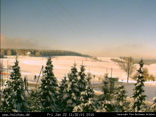 Webcam Holzhau am 22.01.2016 in Holzhau (Erzgebirge)