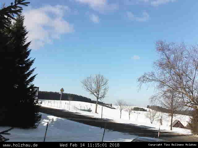 Webcam Holzhau am 14.02.2018 in Holzhau (Erzgebirge)