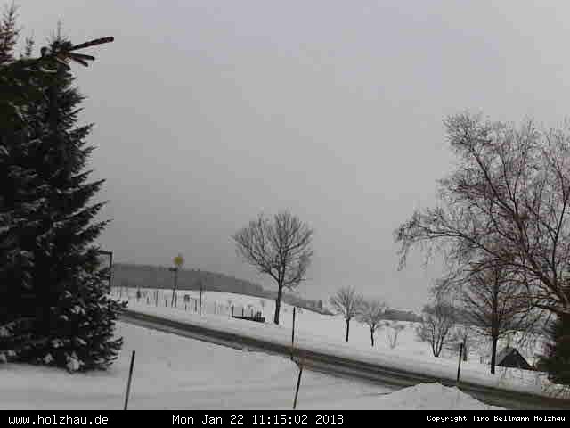 Webcam Holzhau am 22.01.2018 in Holzhau (Erzgebirge)