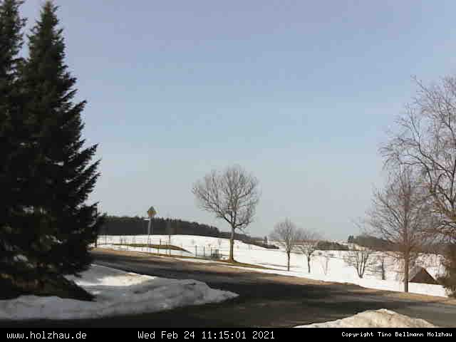 Webcam Holzhau am 24.02.2021 in Holzhau (Erzgebirge)