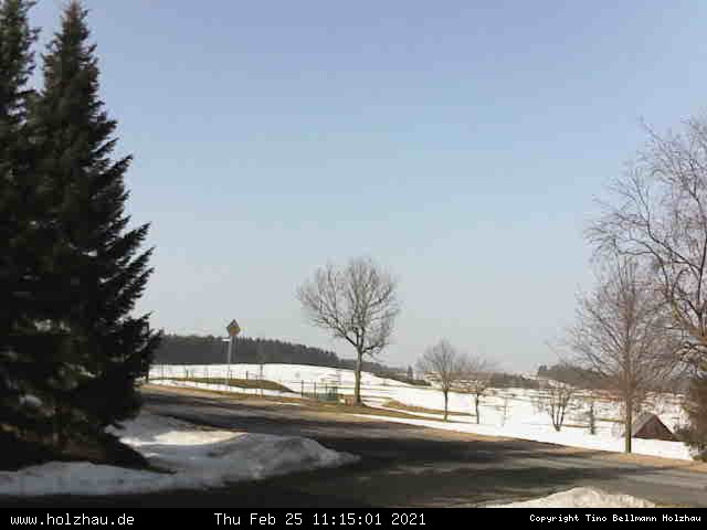 Webcam: Wetter Holzhau 25.02.2021 Webcam Holzhau am 25.02.2021 in Holzhau (Erzgebirge)