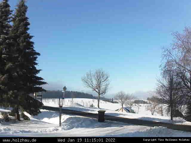 Webcam Holzhau am 19.01.2022 in Holzhau (Erzgebirge)