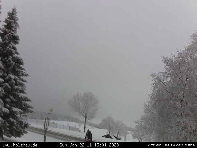 Webcam Holzhau am 22.01.2023 in Holzhau (Erzgebirge)